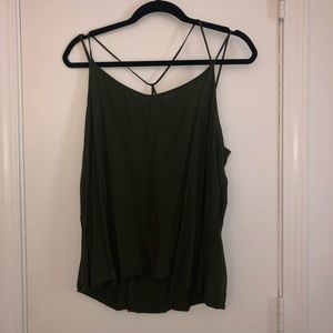Olive tank top